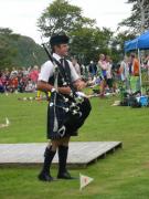 Highland games . Joueur de cornemuse