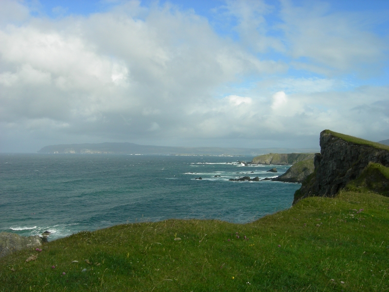 vers Faraid Head à Sandwoodbay