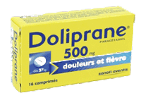 Une des marques les mieux représentées en France : Le Doliprane