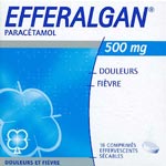 Une des marques les mieux représentées en France : L'Efferalgan